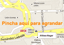 ¿Dónde está Althea Decoración? ¿Dónde está Althea Decoración? - Calle Corredera, 29 esquina Fernández Ladreda, frente a la glorieta de la Plaza de Toros de León